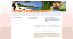 Desktop Screenshot of beachweddingsdestin.org